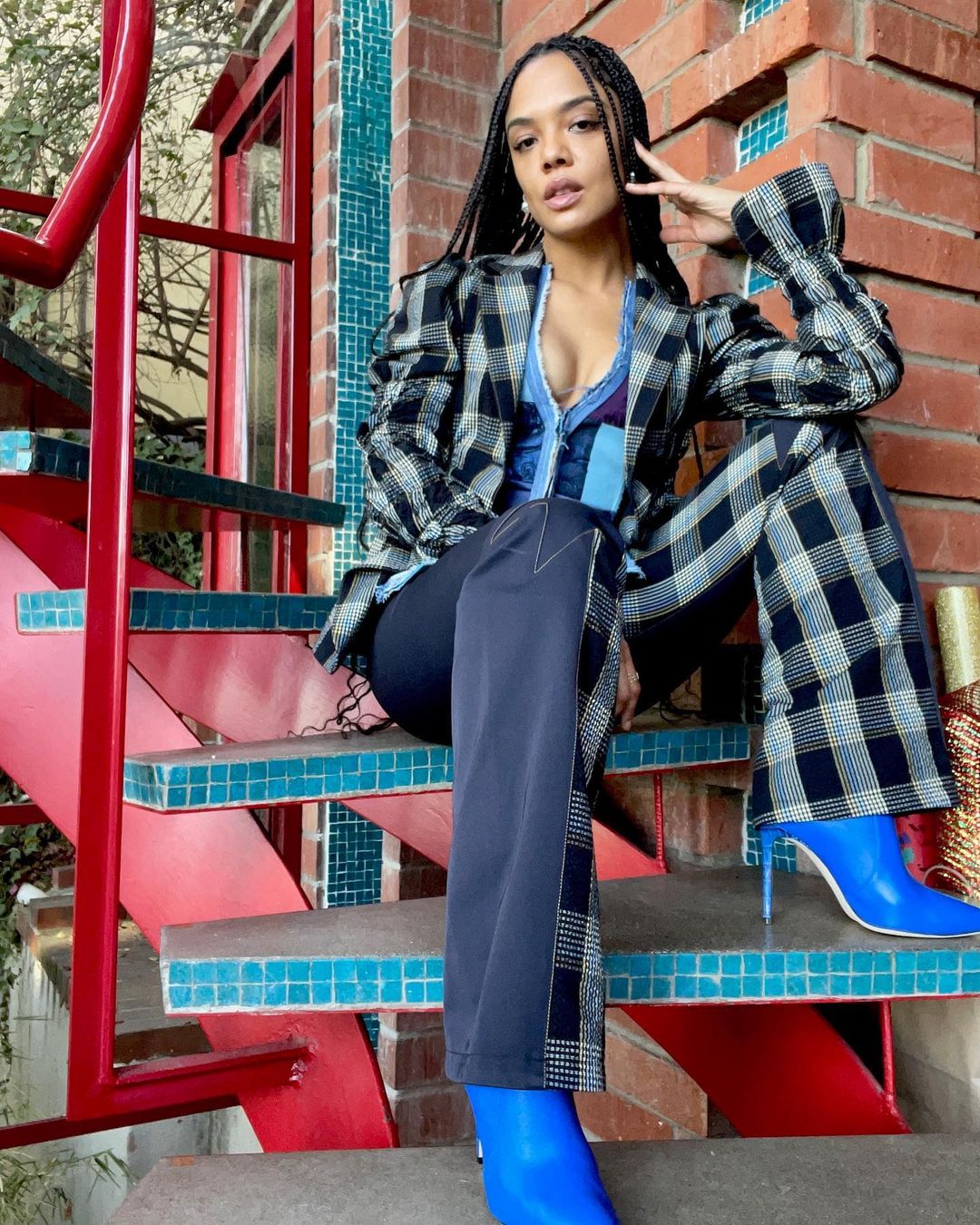 Tessa Thompson Wore Kiko Kostadinov & Renaissance Renaissance Promoting ‘Sylvie’s Love’