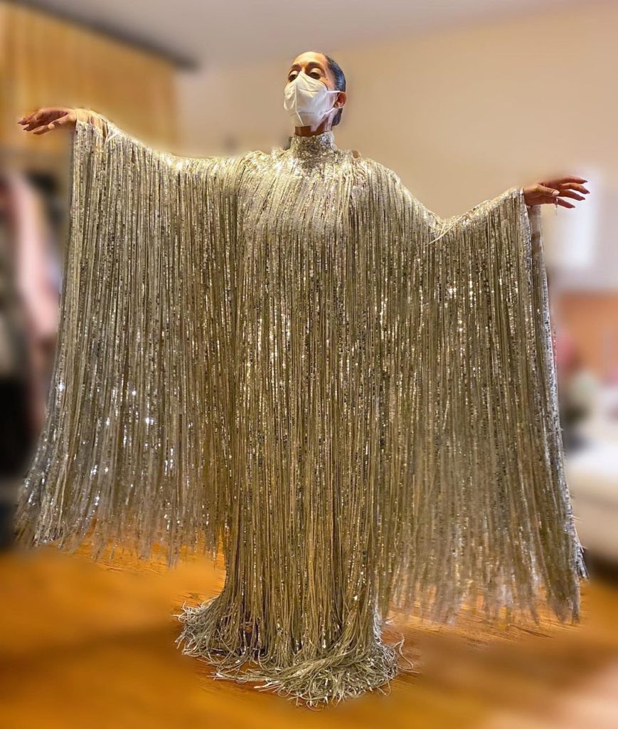 Tracee Ellis Ross in Valentino Fall 2020 Haute Couture