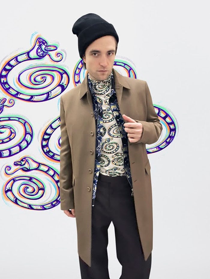 Robert Pattinson Dior Men Fall 2021