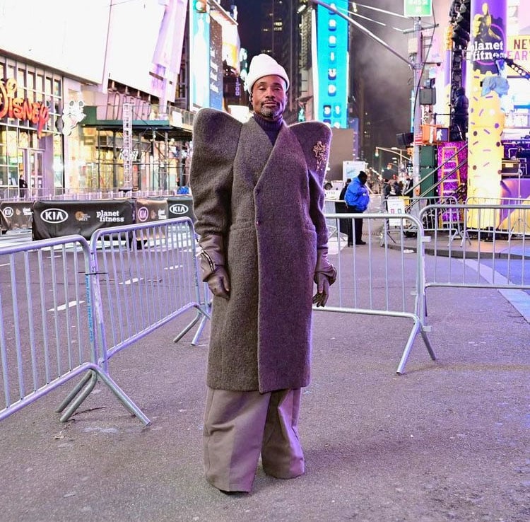 Billy Porter Served Up Four Looks Co-Hosting The 2021 Dick Clark’s New Year’s Rockin’ Eve Special