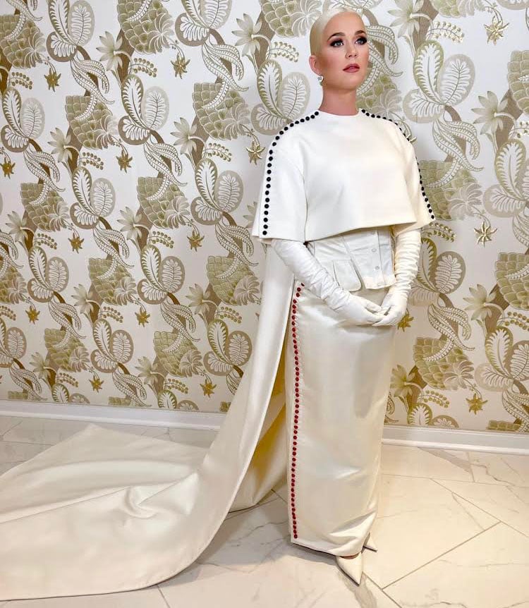 Katy Perry Wore Custom Thom Browne Performing At Joe Biden’s Inauguration