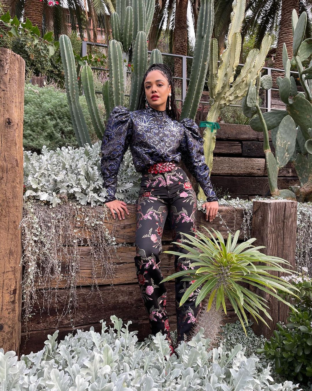 Tessa Thompson Wore Rodarte On Jimmy Kimmel Live!