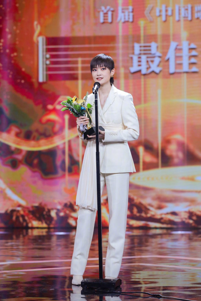 Chris Lee 李宇春 Wore Burberry For Top 2020 China Music Billboard Awards
