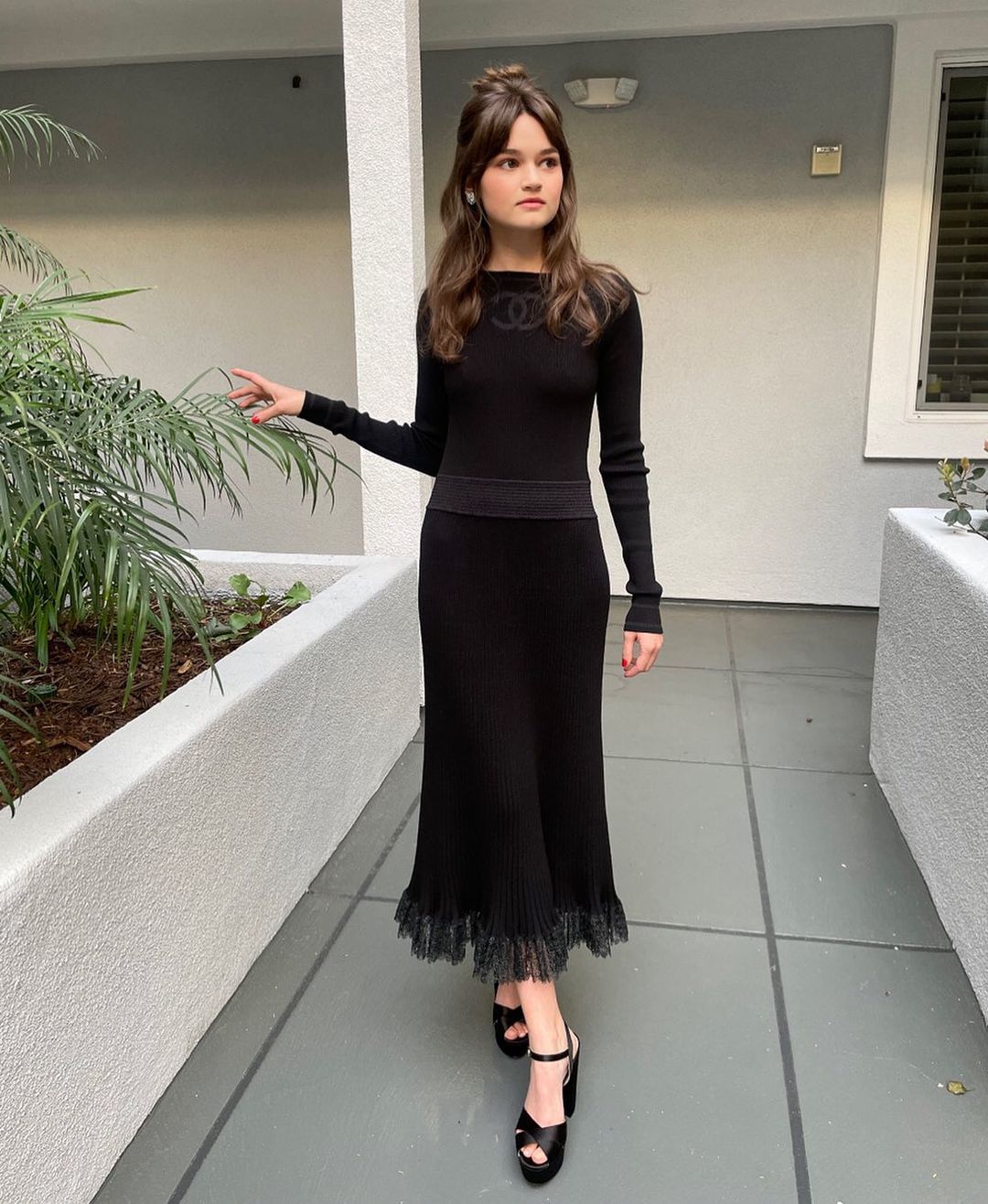 Ciara Bravo Wore Chanel Promoting Apple TV+ ‘Cherry’