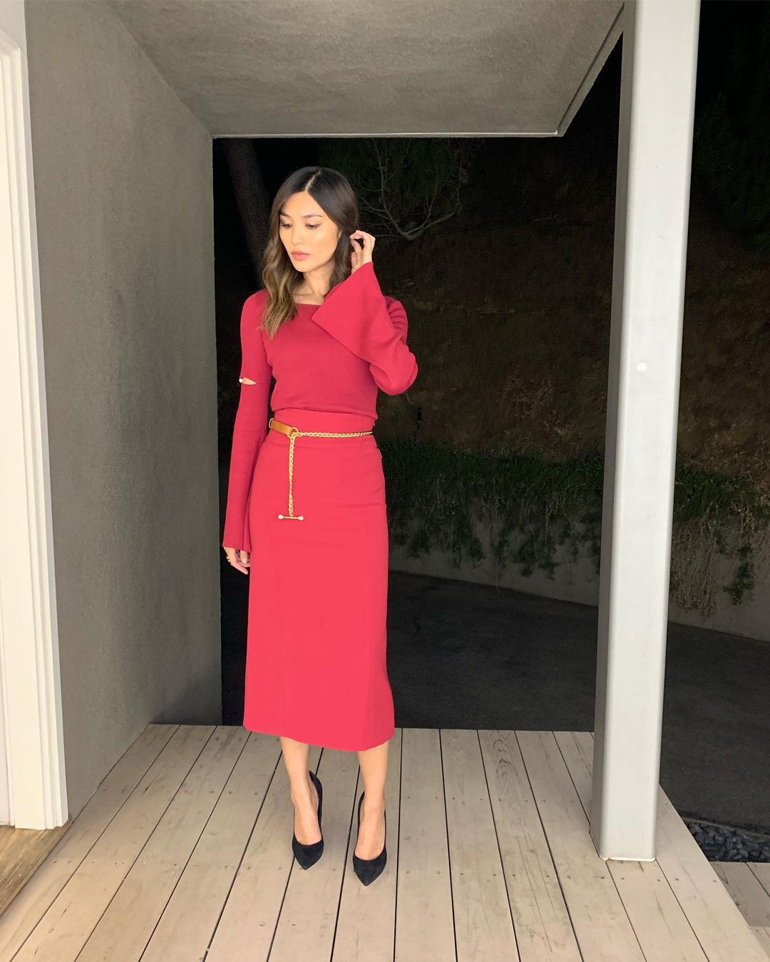 Gemma Chan Wore Adeam Promoting ‘Raya and the Last Dragon’