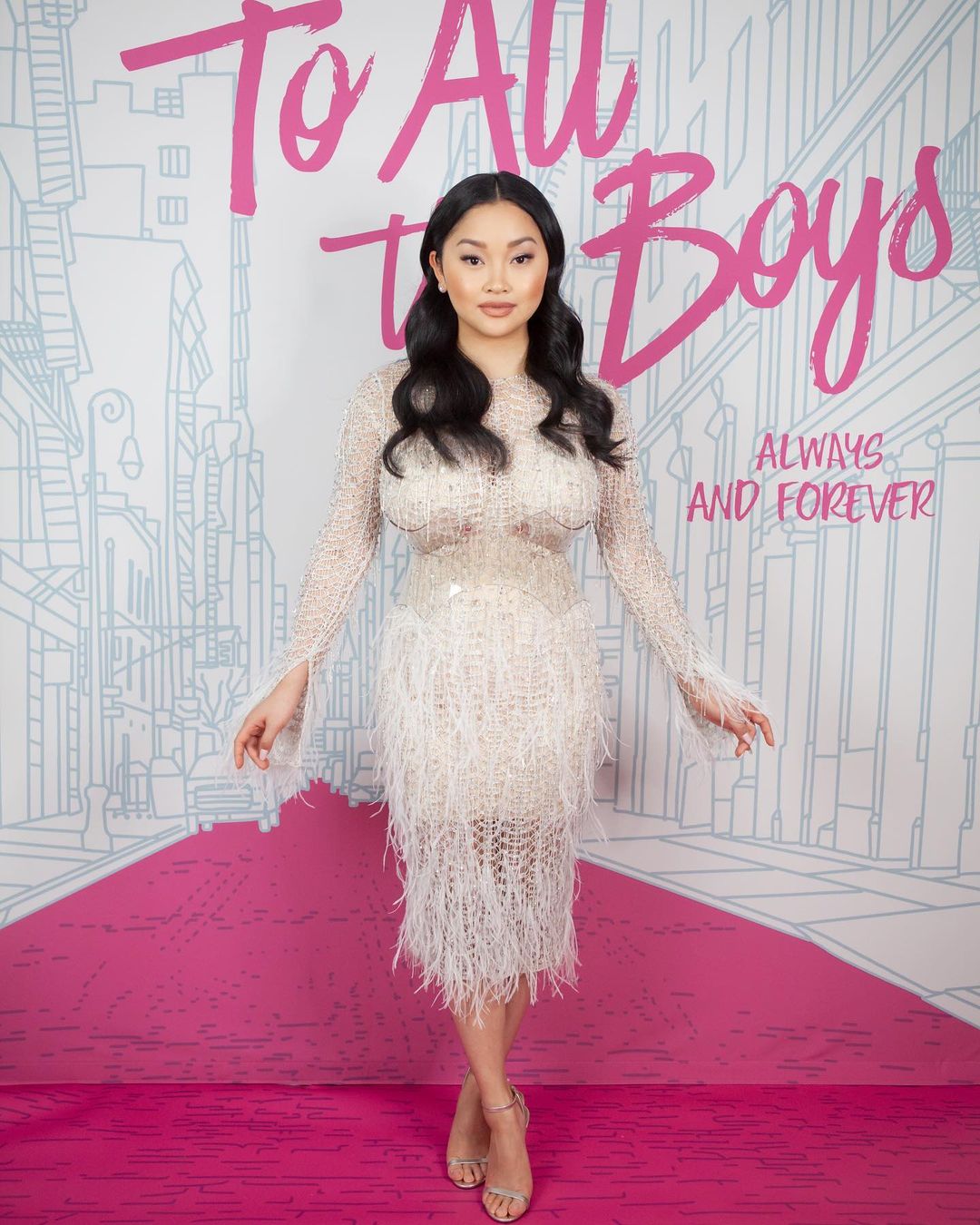 Lana Condor Wore Julien Macdonald For The ‘To All The Boys: Always and Forever’ LA Premiere