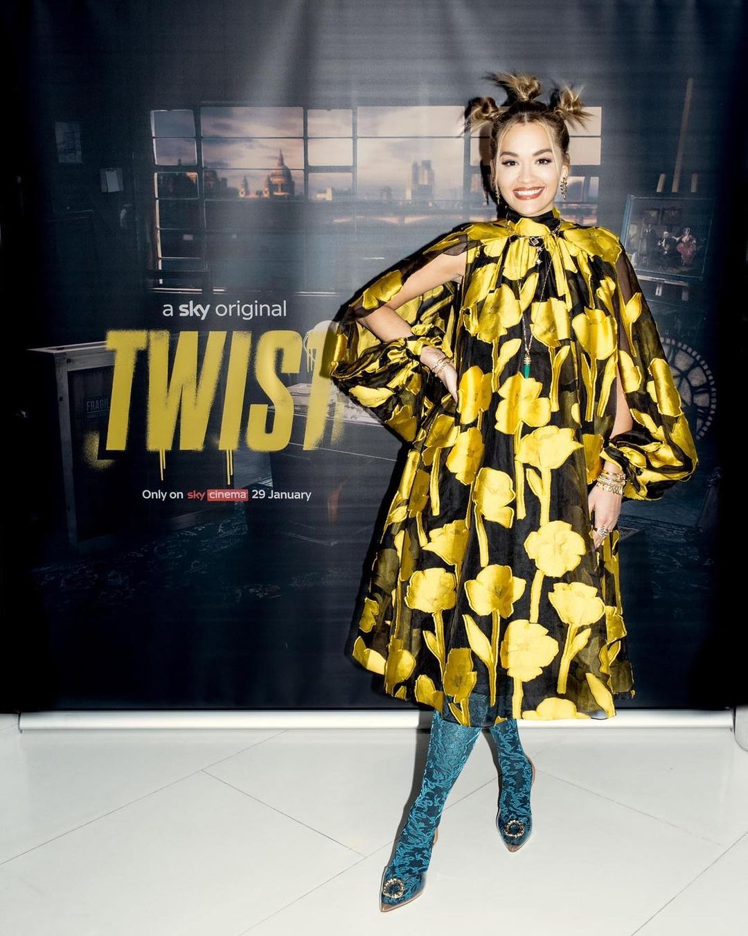 Rita Ora Wore Carolina Herrera For The ‘Twist’ At Home Premiere