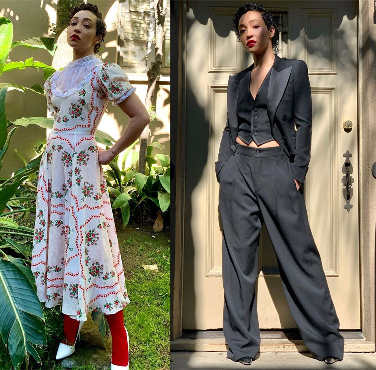 Ruth Negga Wore Rodarte & Saint Laurent Promoting 'Passing'