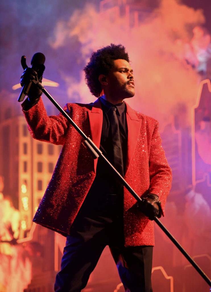 The Weeknd Wore Givenchy Performing At The Super Bowl LV Halftime Show