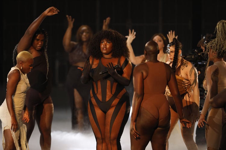 Yseult wears custom Mugler by Casey Cadwallader at Les Victoires de la Musique 2021