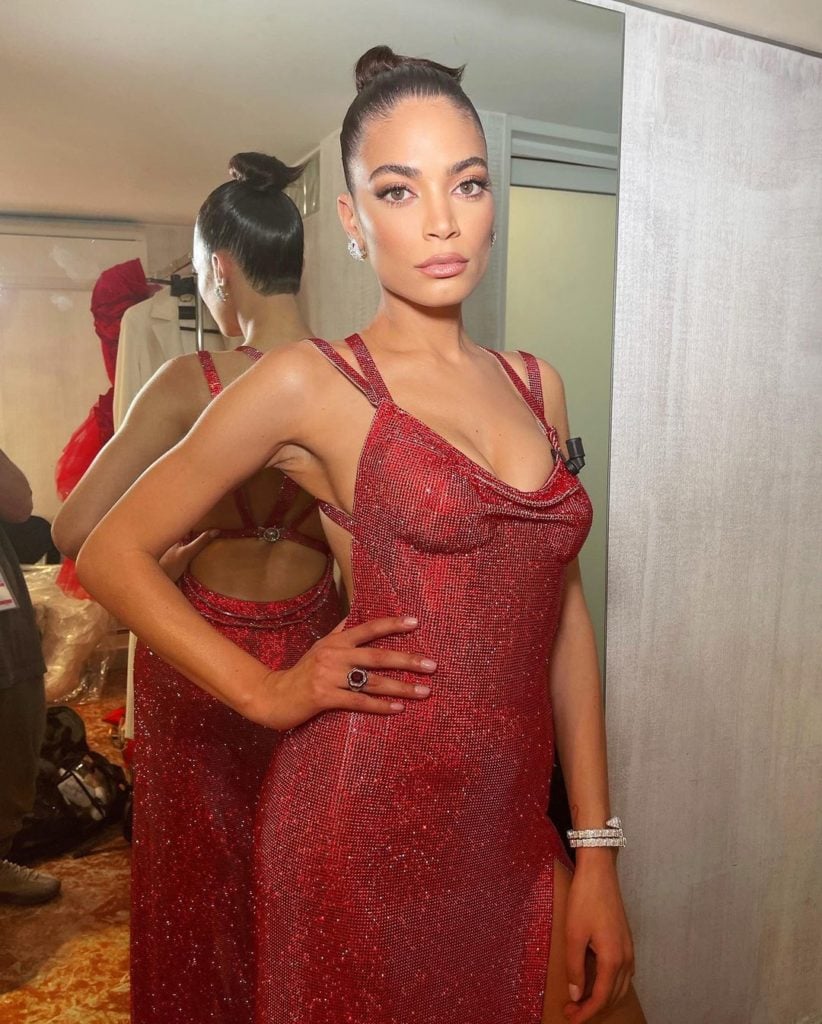 Elodie Wore Atelier Versace For Sanremo 2021