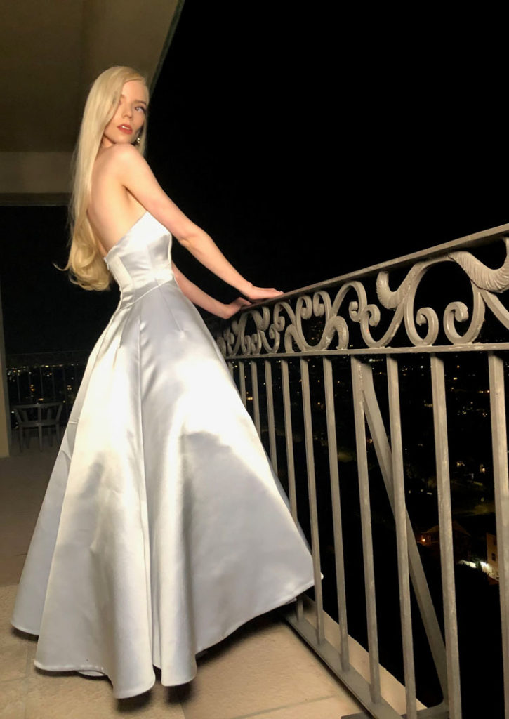 Anya Taylor-Joy Wore Dior Haute Couture To The 2021 Golden Globe Awards