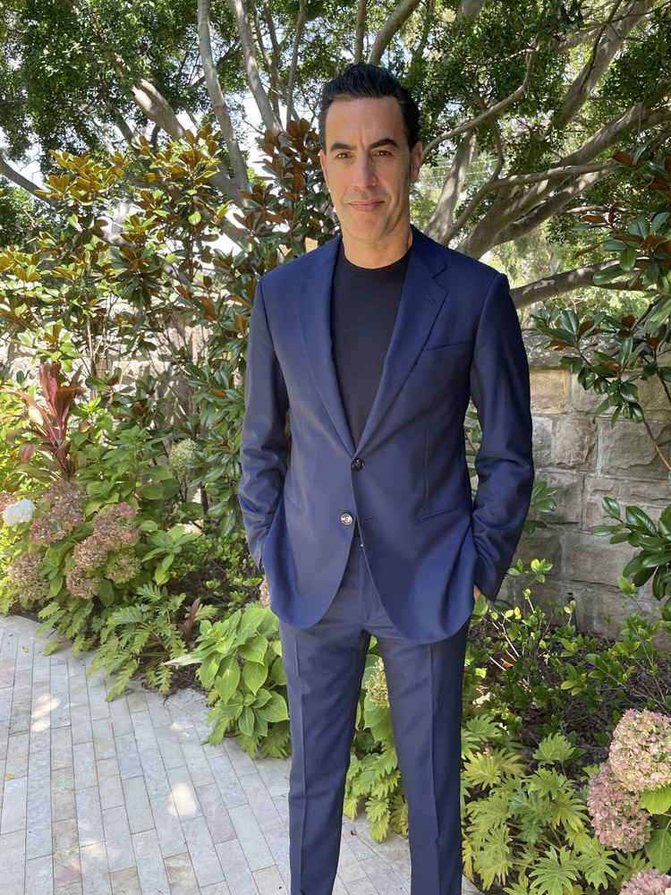 Sacha Baron Cohen Armani 2021 Critics’ Choice Awards