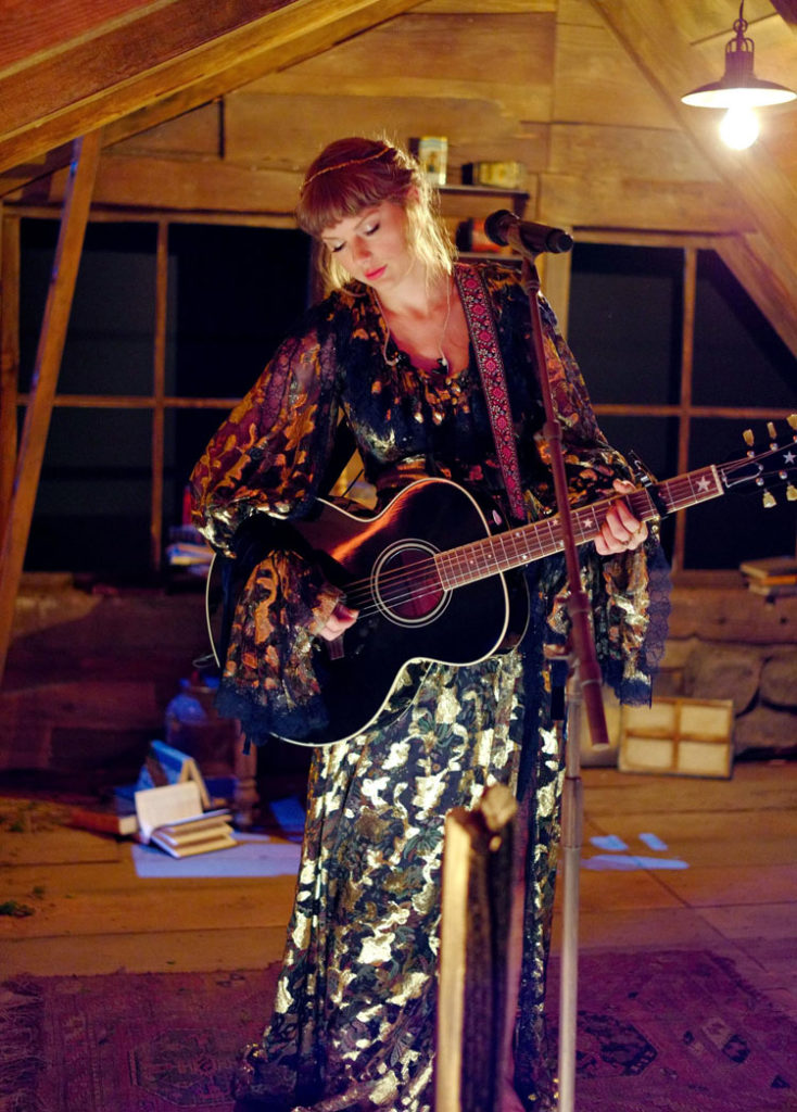 Taylor Swift Wore Etro To The 2021 Grammy Awards