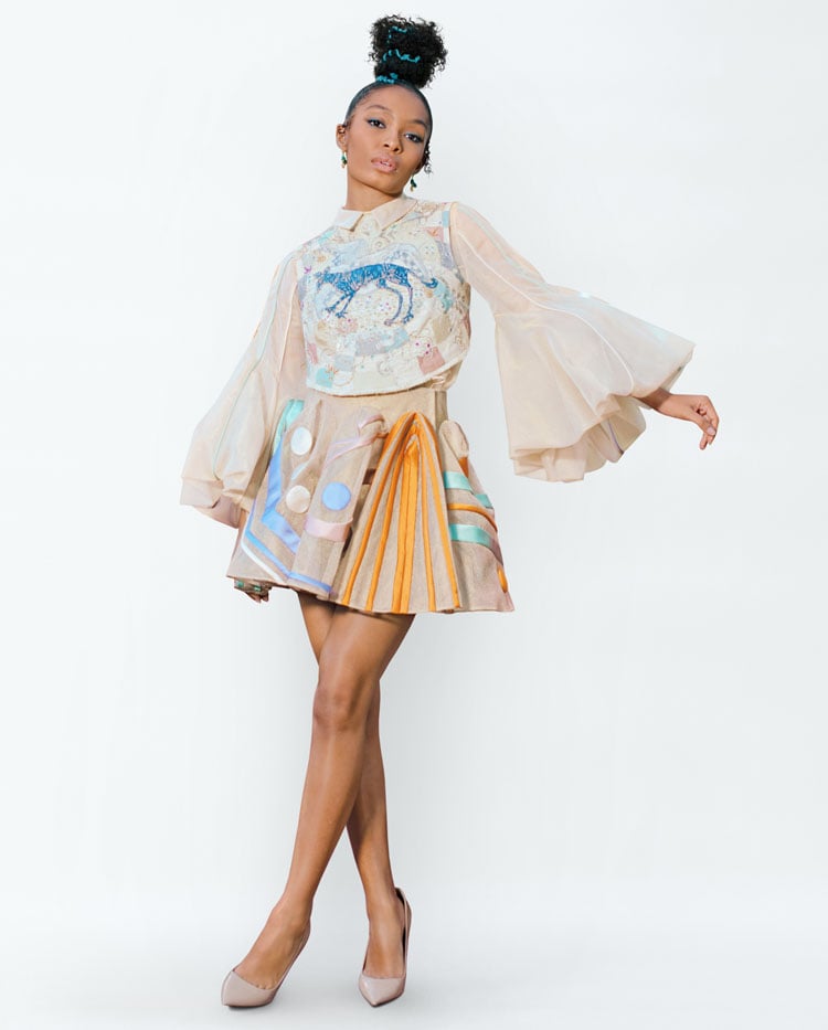 Yara Shahidi Wore Christian Dior Haute Couture To The 2021 Critics’ Choice Awards