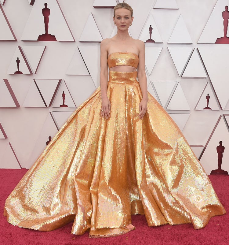 Carey Mulligan Wore Valentino Haute Couture To The 2021 Oscars