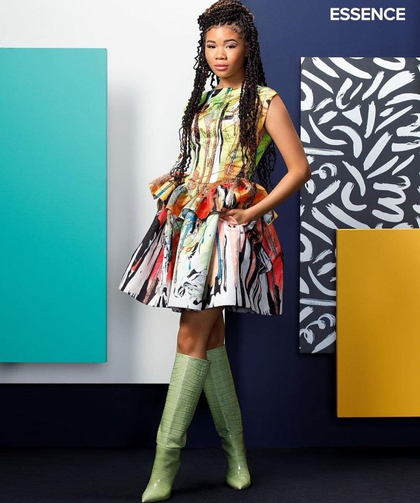 Storm Reid Wore Prada & Christopher Kane To The ESSENCE Black Women in Hollywood Awards