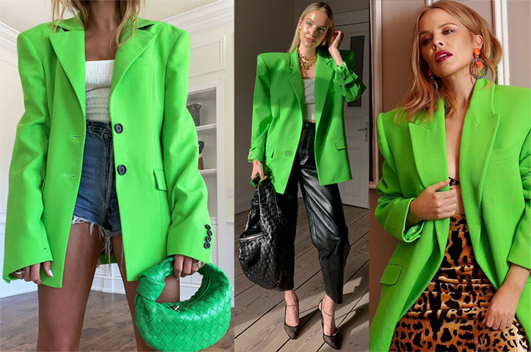 Celebrities Love…Neon Green Blazers