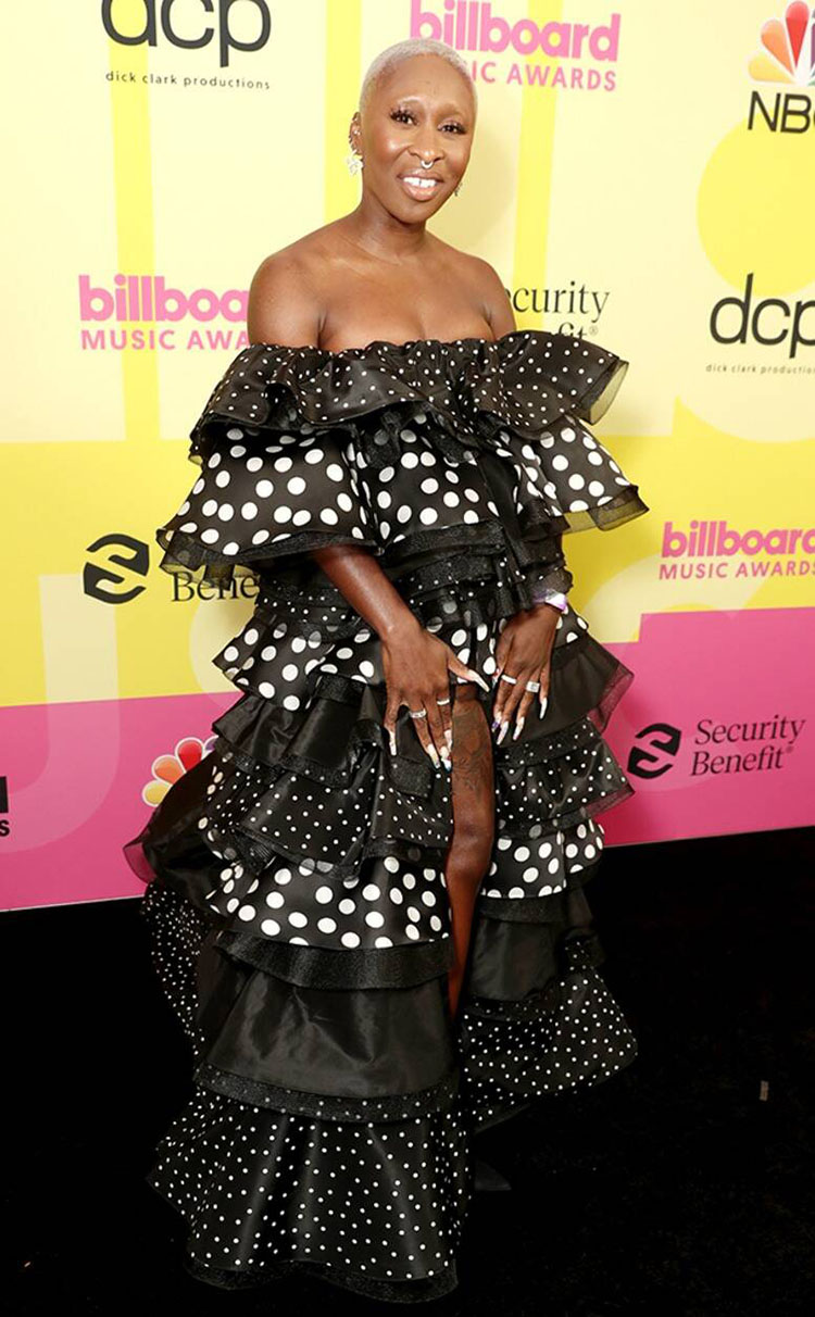 Cynthia Erivo Wore Carolina Herrera To The 2021 Billboard Music Awards