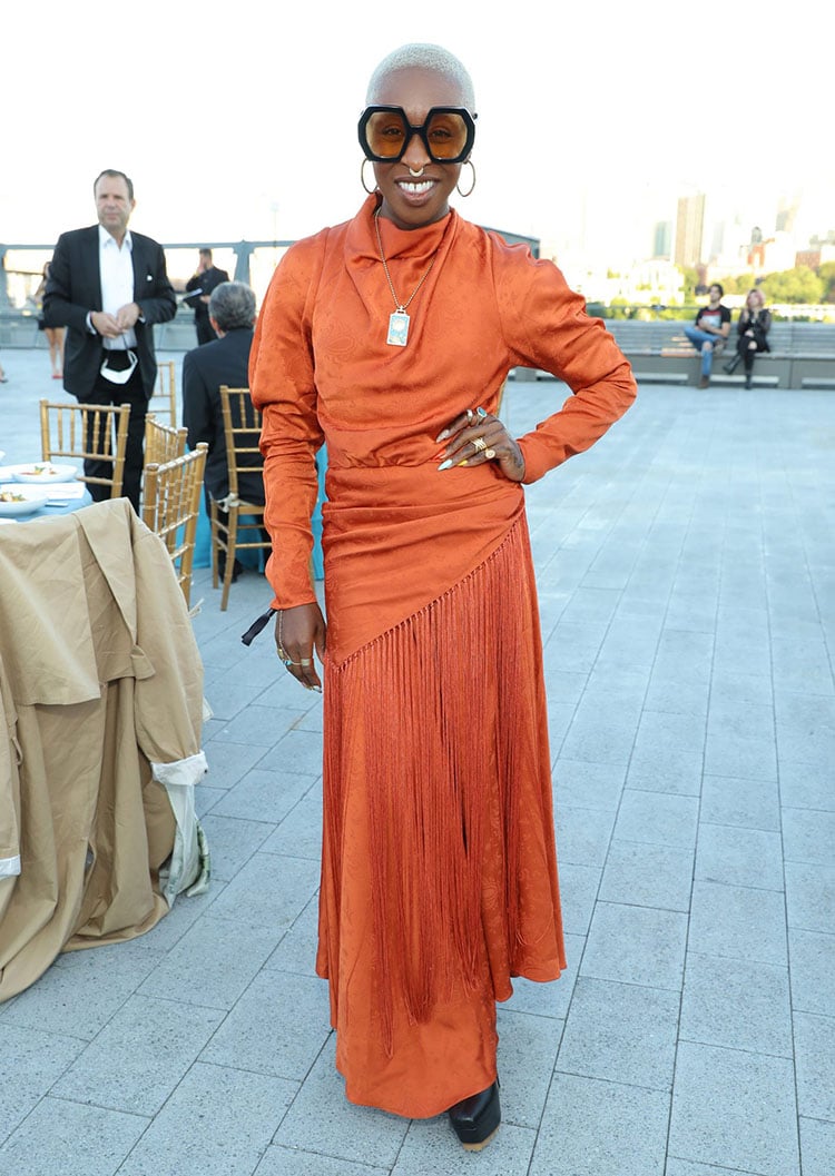 Cynthia Erivo Wore Jonathan Simkhai To The 2021 Parsons Benefit