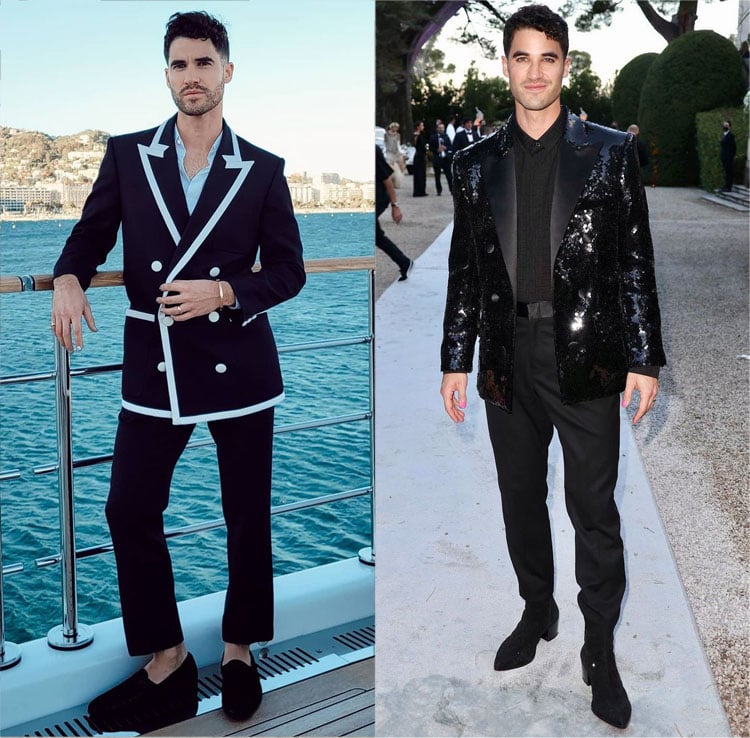 Darren Criss Wore Balmain To The Naked Heart France Riviera Dinner & amfAR Cannes Gala