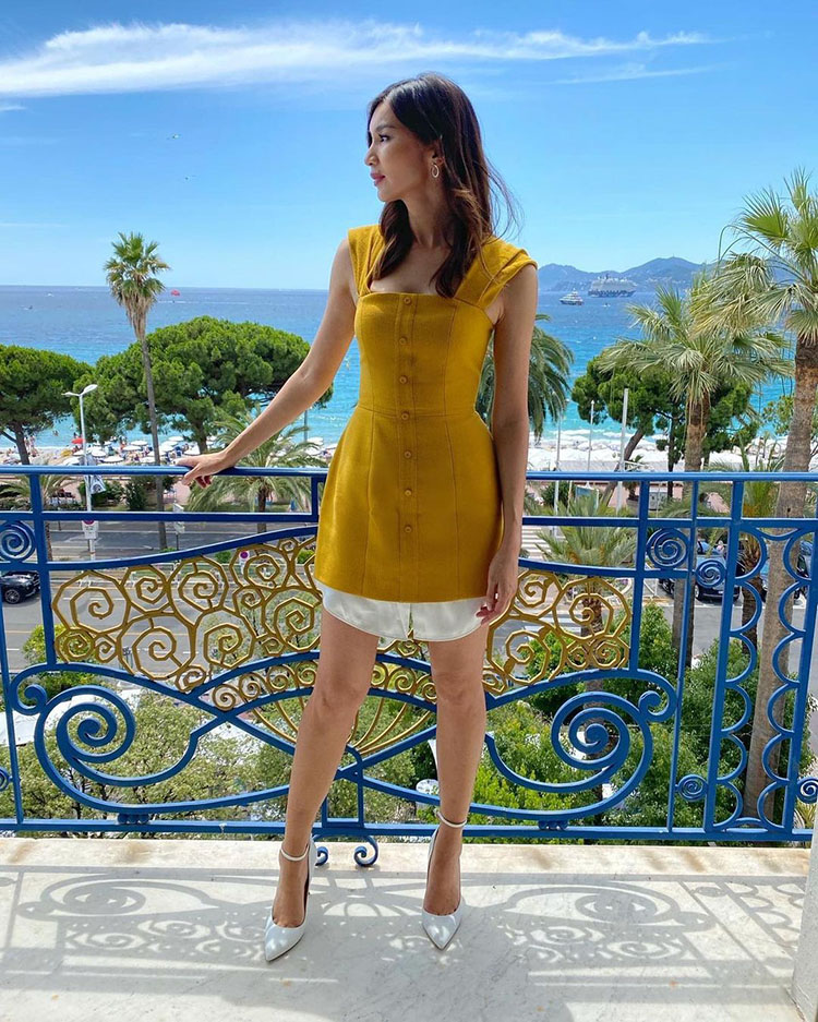 Gemma Chan Wore Hellessy During Cannes Film Festival