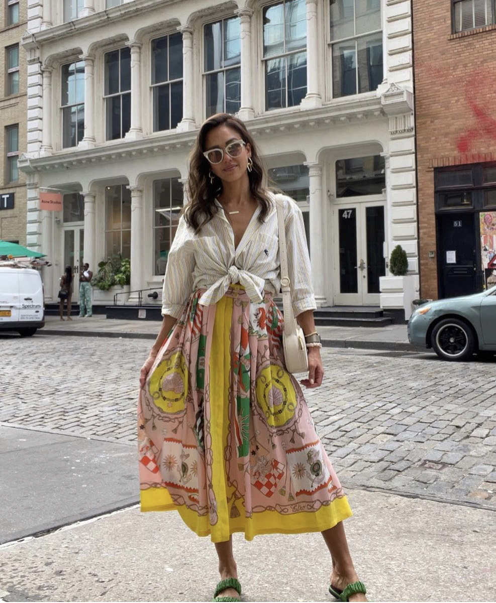 Jessica Alba’s Summer In The City Dressed In Etro