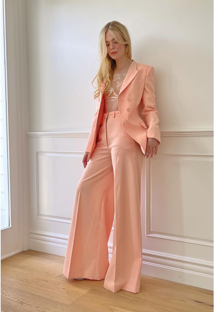 Elle Fanning Wore Stella McCartney Promoting ‘The Great’ Season Two