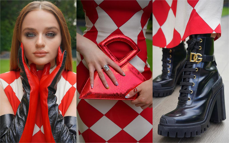 Joey King Wore Rowan Rose Promoting 'The Kissing Booth 3'