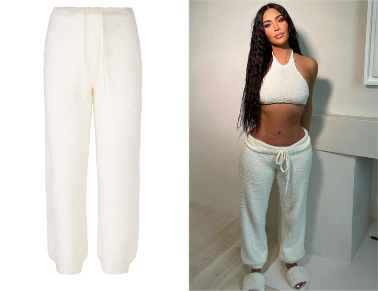 Kim Kardashian's SKIMS Cozy Knit Joggers