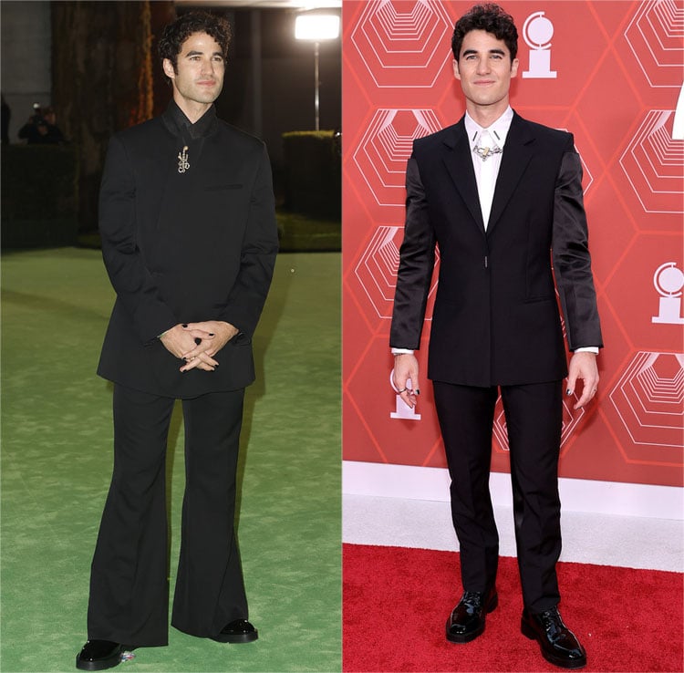 Darren Criss Wore Dior Men & Givenchy For The Academy Museum of Motion Pictures Opening Gala & 2021 Tony Awards