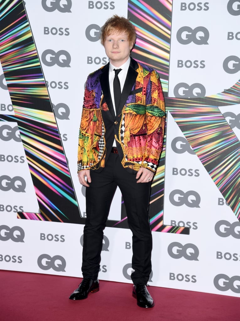 Ed Sheeran Versace GQ Men Of The Year Awards
