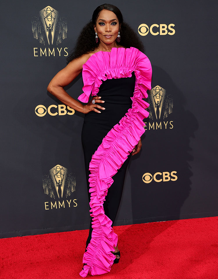 Angela Bassett in Greta Constantine - 2021 Emmy Awards
