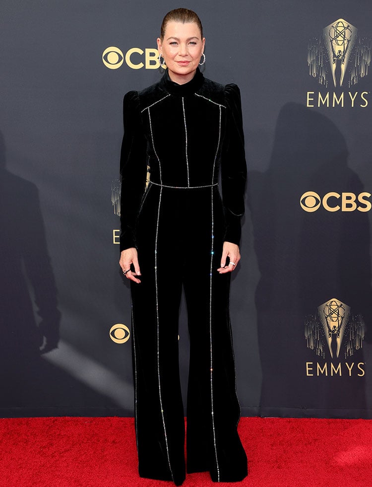Ellen Pompeo in Elie Saab - 2021 Emmy Awards
