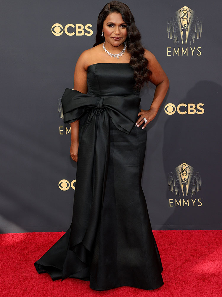 Mindy Kaling in Carolina Herrera - 2021 Emmy Awards