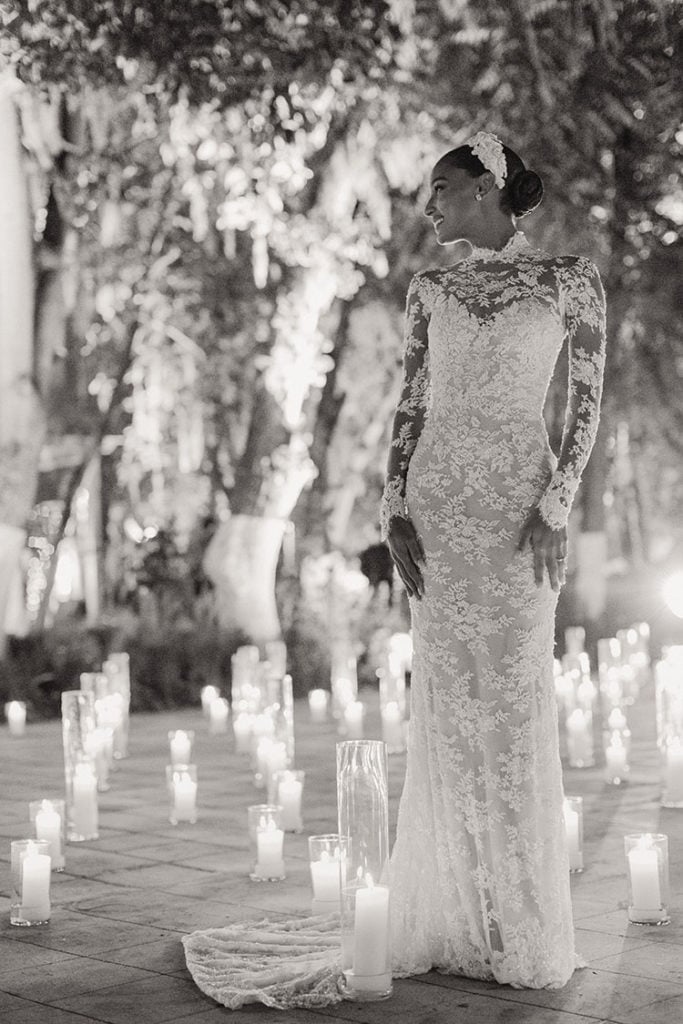 Jasmine Tookes Weds Juan David Borrero In Zuhair Murad 