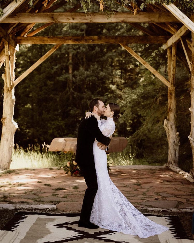 Lily Collins Weds Charlie McDowell In Ralph Lauren