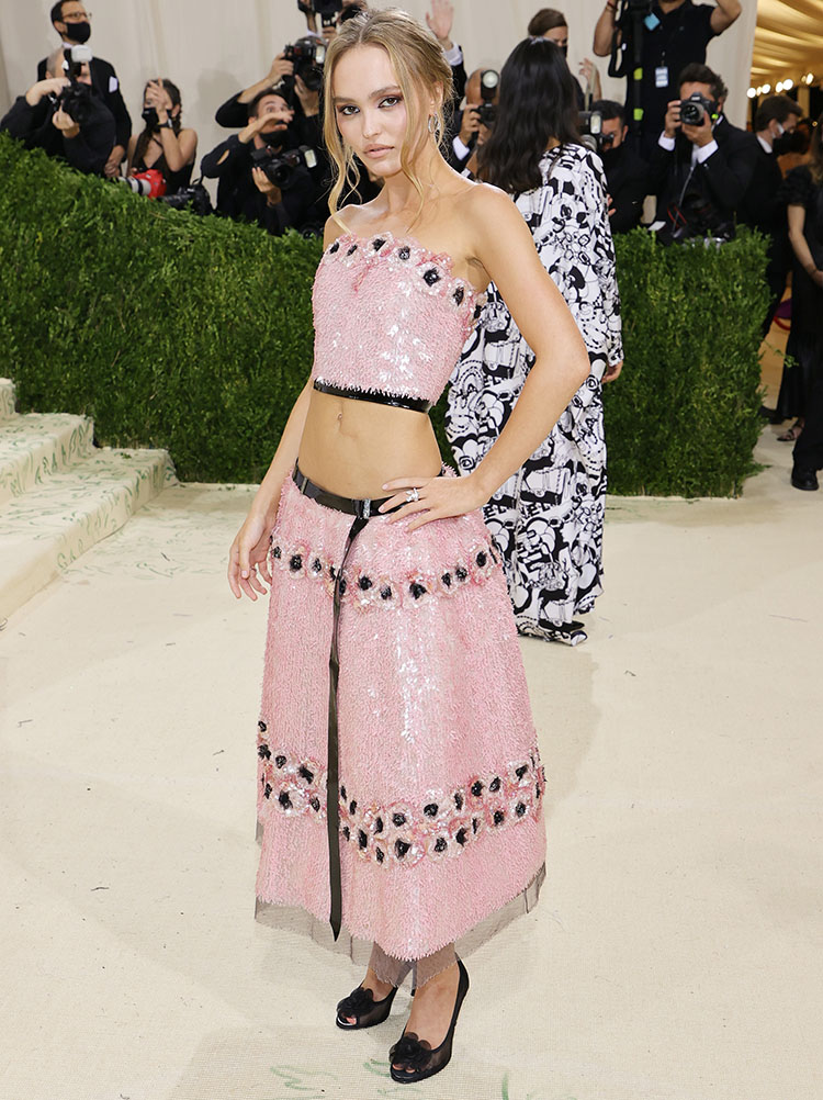 Lily-Rose Depp in Chanel Haute Couture - 2021 Met Gala