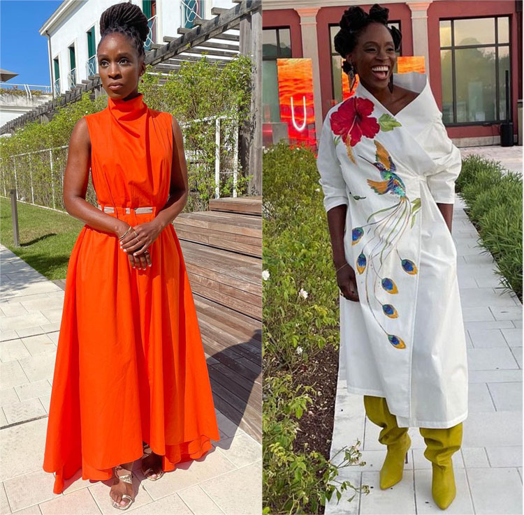Sharon Duncan-Brewster Wore Roksanda, Stella Jean and Etro Promoting 'Dune' During Venice Film Festival