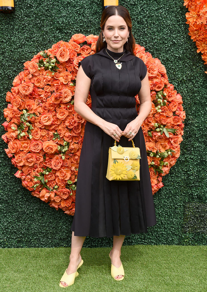 Sophia Bush in Ferragamo - 2021 Veuve Clicquot Polo Classic