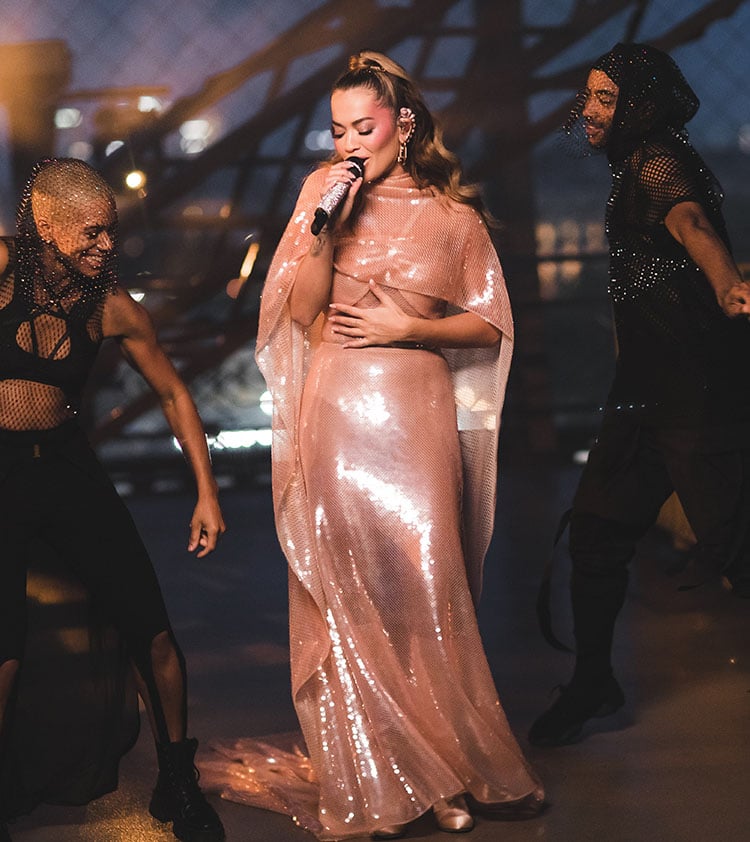 Rita Ora Wore Bespoke Fendi For The 'Rita Ora Live From The Eiffel