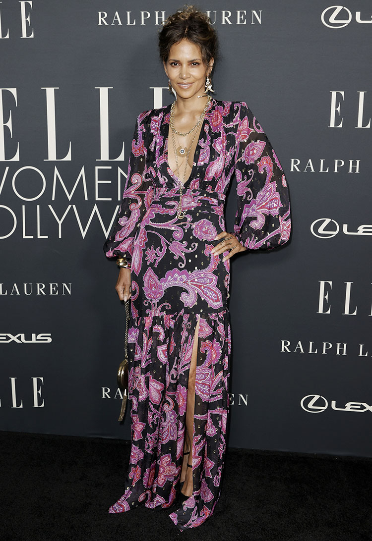 Halle Berry Wore Dundas x Revolve To ELLE’s Women In Hollywood Celebration