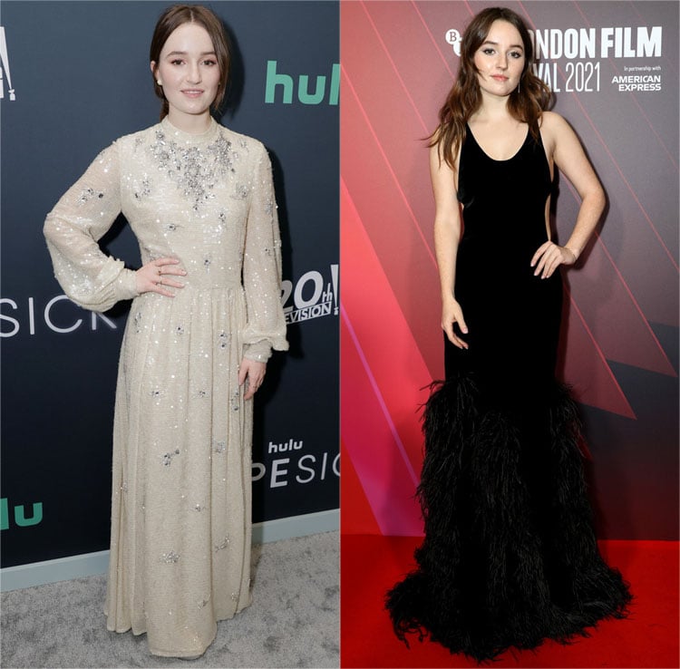 Kaitlyn Dever Wore Erdem & Saint Laurent To The 'Dopesick' New York & London Premiere