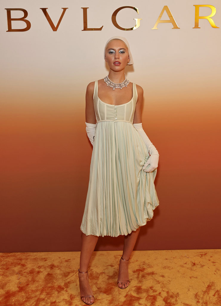 Iris Law Bvlgari High Jewellery Gala at Kensington Palace