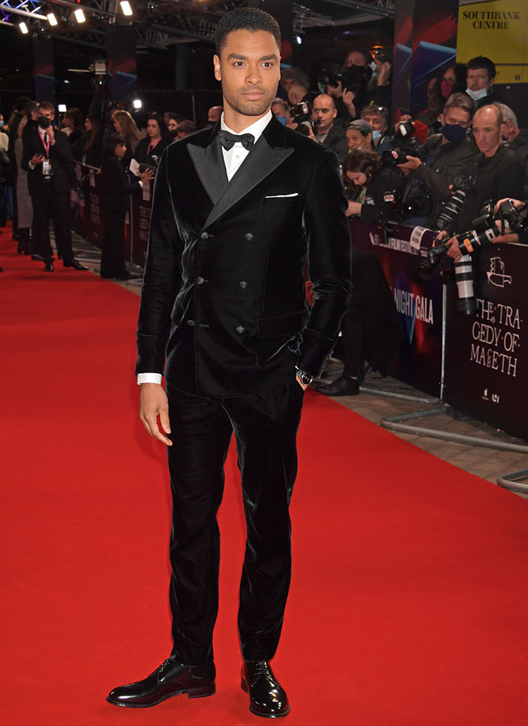 Regé-Jean Page Wore Giorgio Armani To ‘The Tragedy Of Macbeth’ London Film Festival Premiere