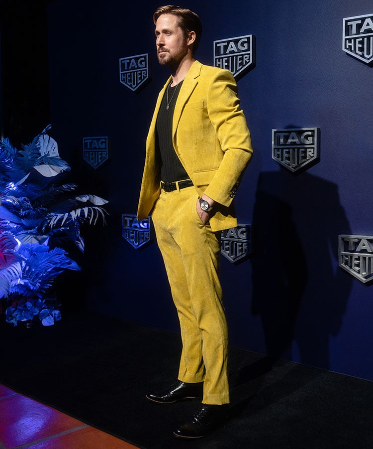 Ryan Gosling Was Unveiled As The New TAG Heuer Ambassador Wearing Dzojchen