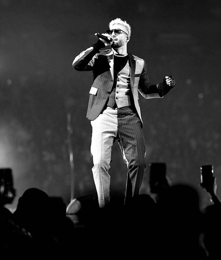 Maluma Wore Thom Browne On His Papi Juancho Tour
