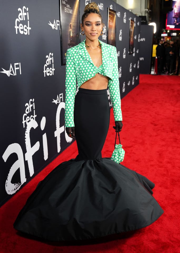 Alexandra Shipp Wore Christian Siriano To The ‘Tick, Tick… Boom!’ LA Premiere & Screening