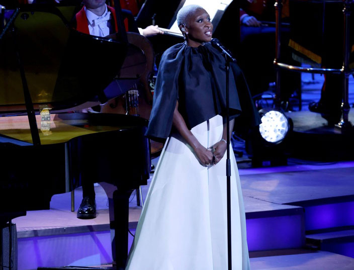 Cynthia Erivo Wore Valentino Haute Couture For The Festival of Remembrance