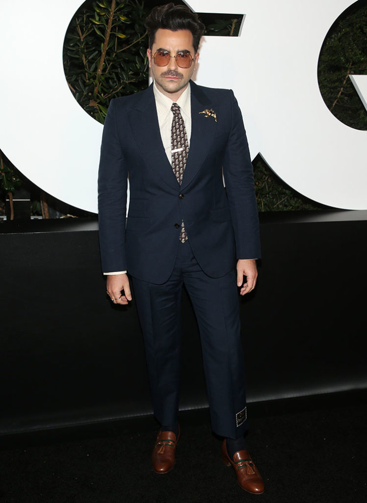 Dan Levy in Gucci - GQ Men Of The Year Celebration